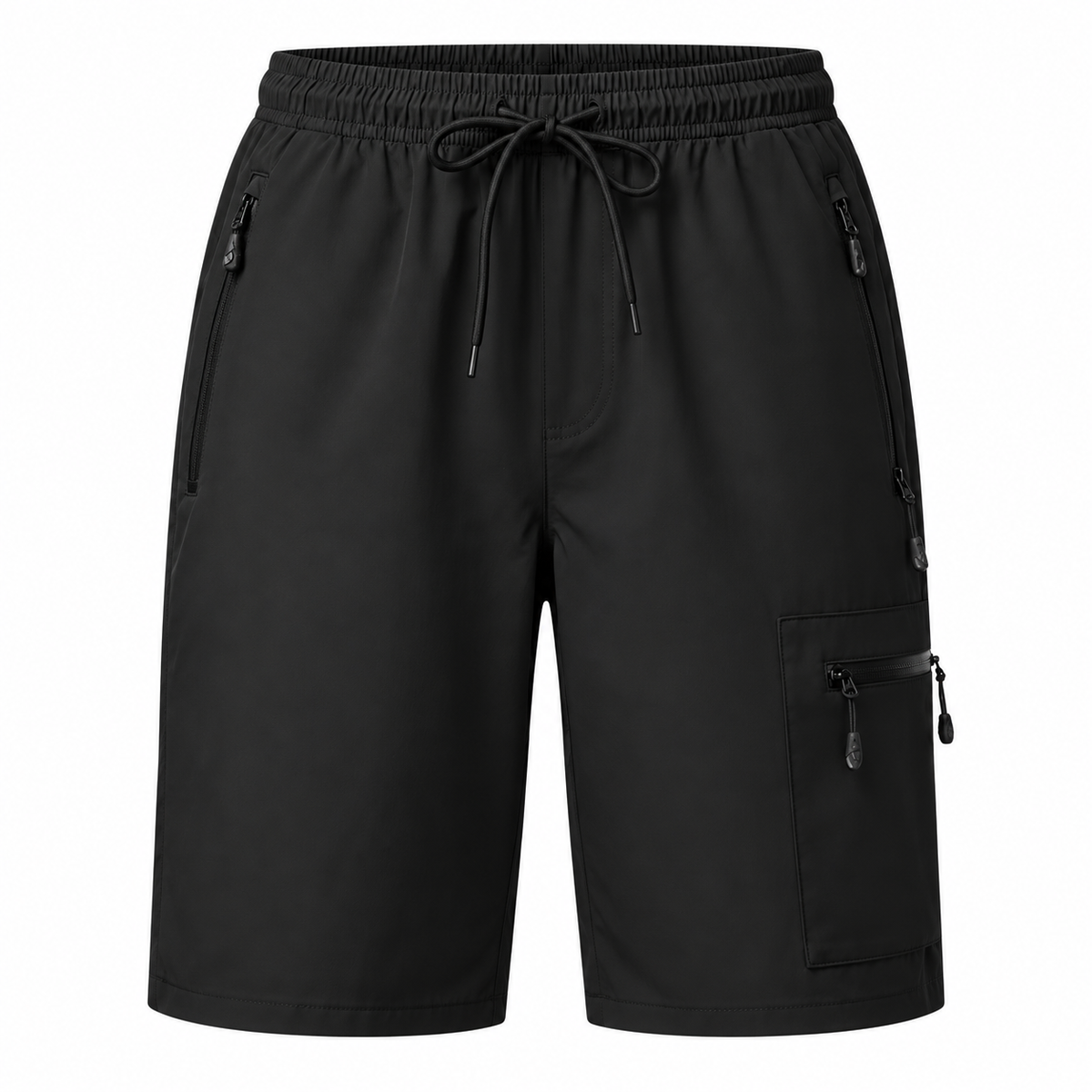 10 short randonnee elastane noir packshot