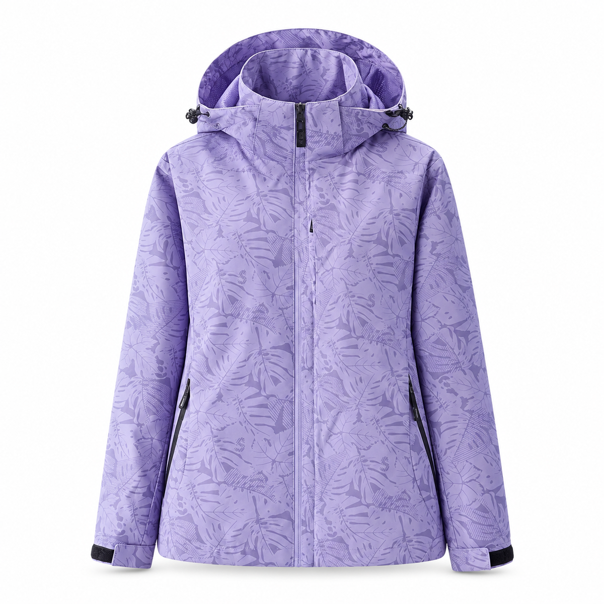 Veste randonnée femme printemps Violet 1 – packshot de face
