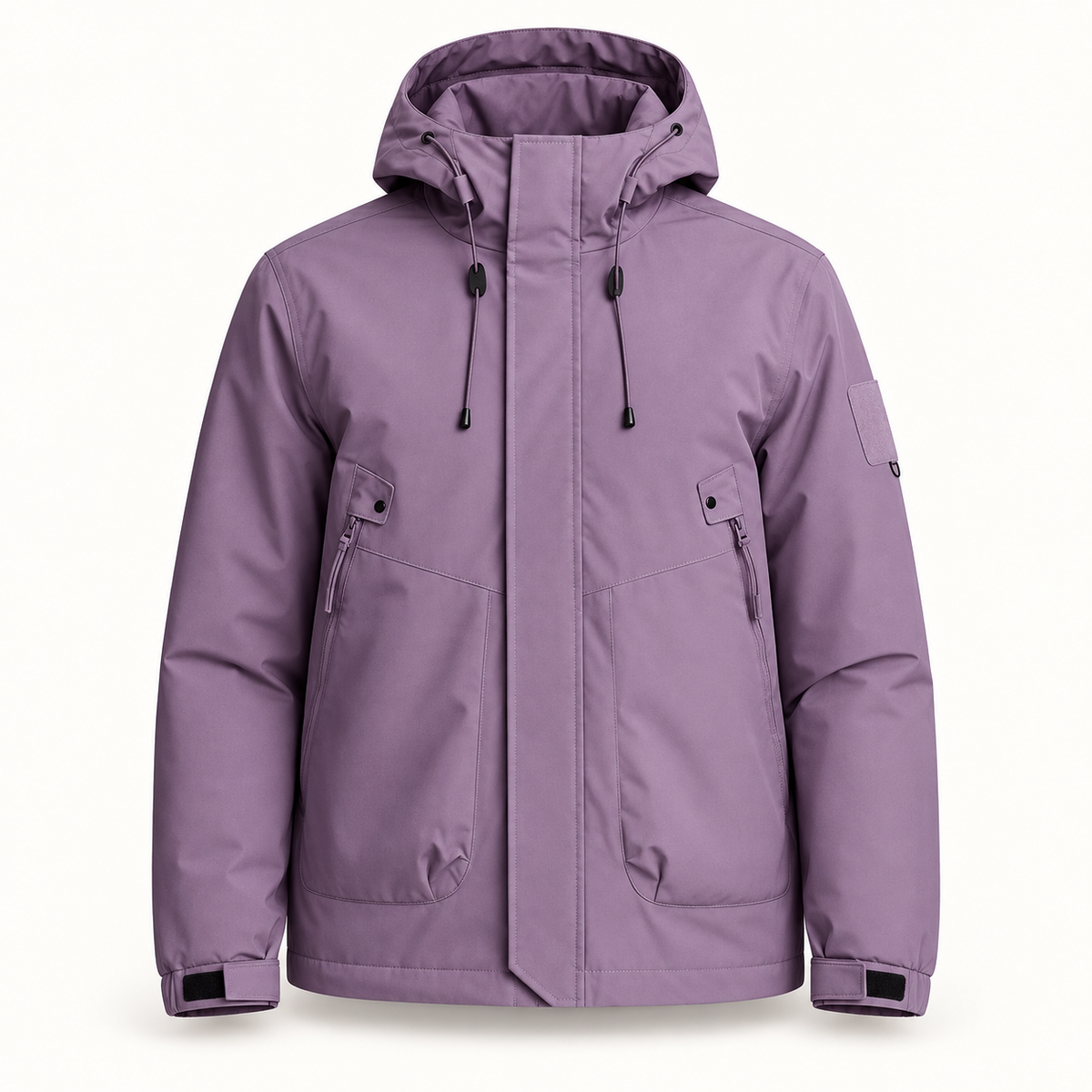 Veste randonnée hiver homme violette – vue de face