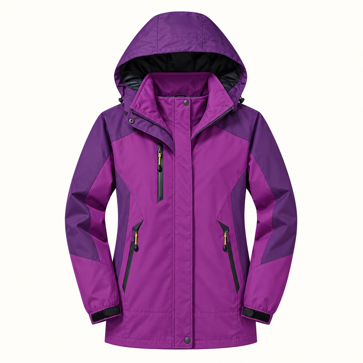 Veste randonnée neige femme violette – vue de face
