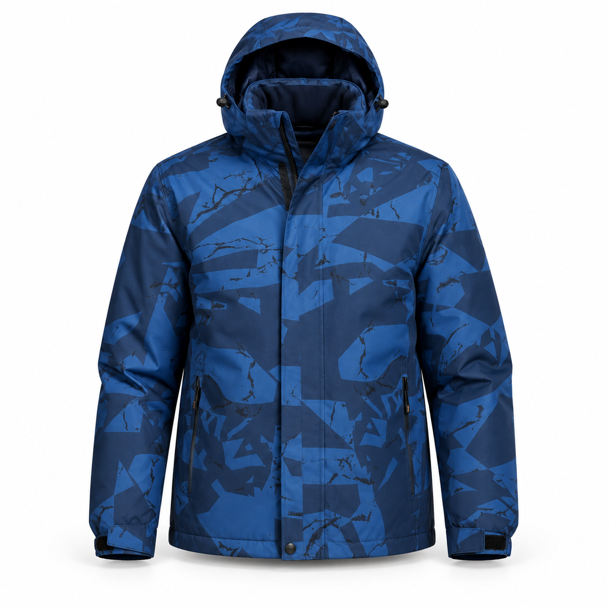 Veste randonnée neige homme bleue – vue de face
