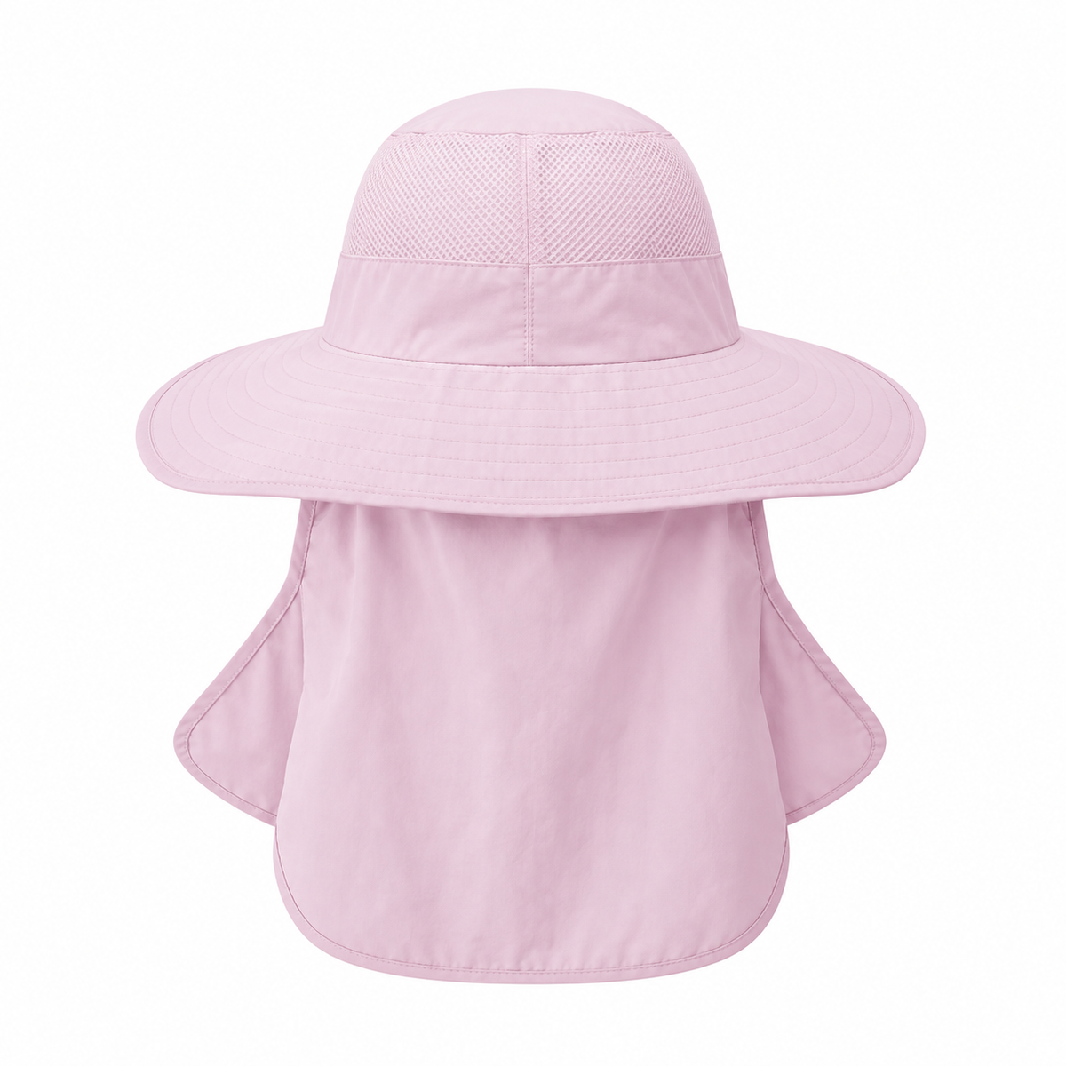 Chapeau randonnée rose pâle – arrière