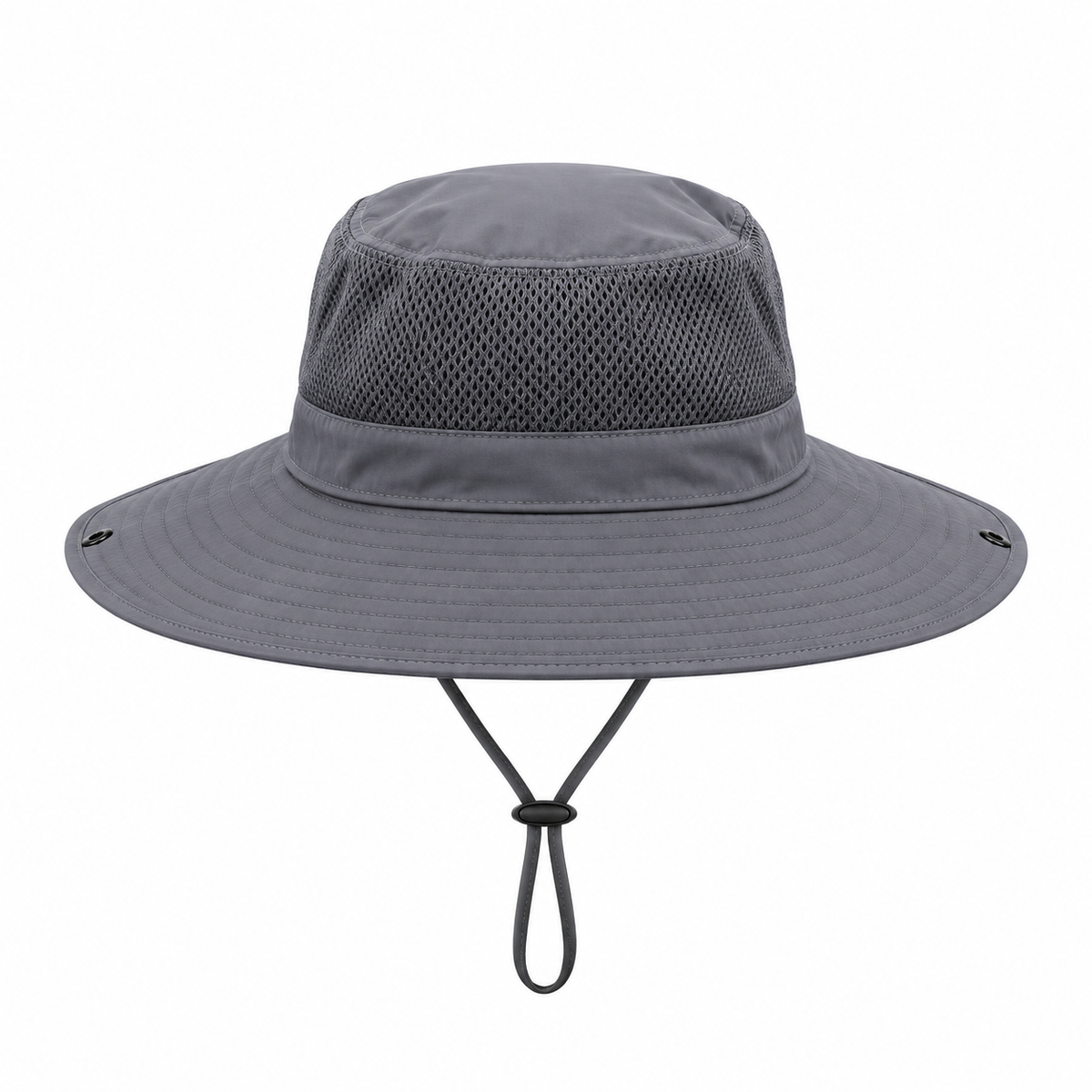 Chapeau safari gris foncé – arrière