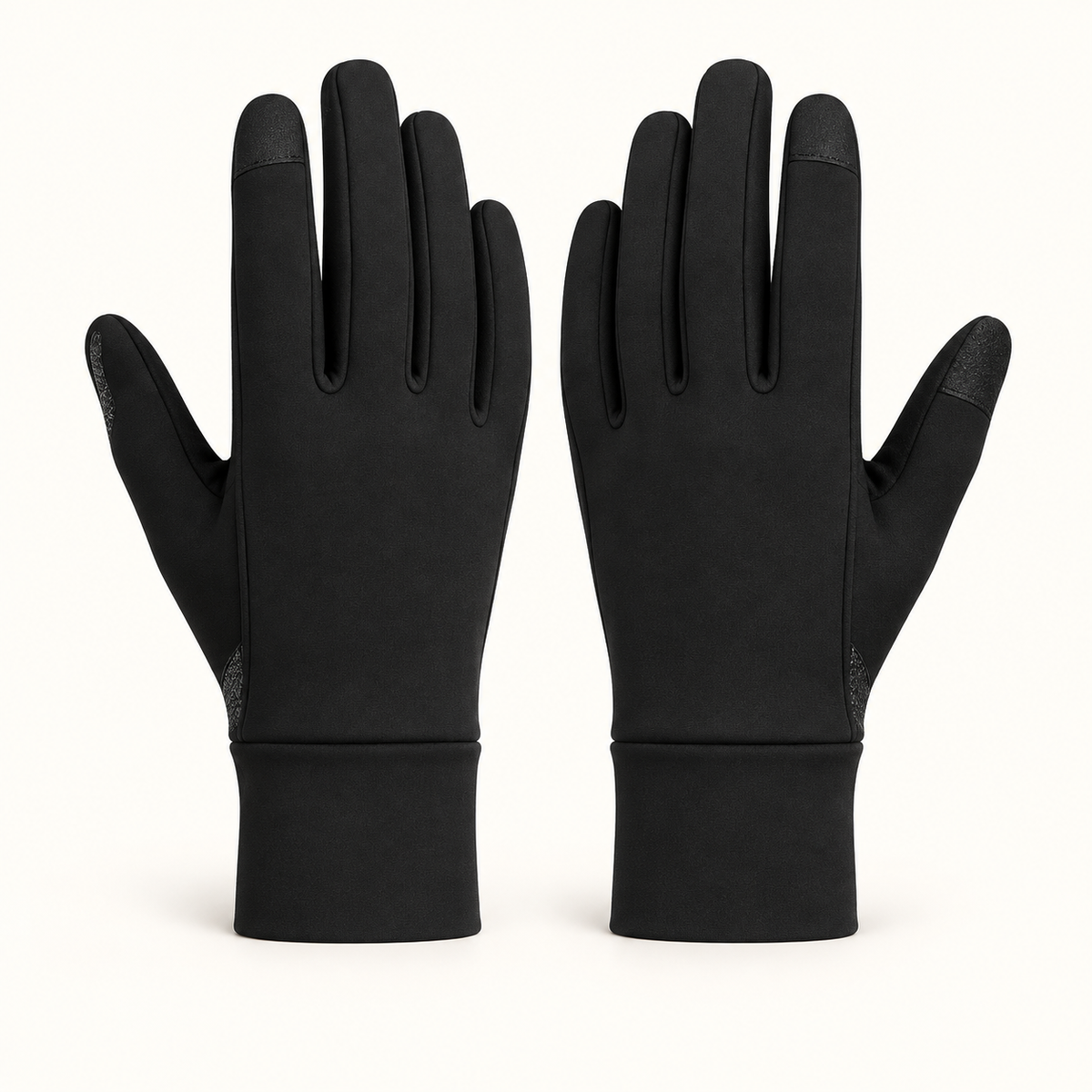 Gants randonnée hiver femme noirs – paire complète