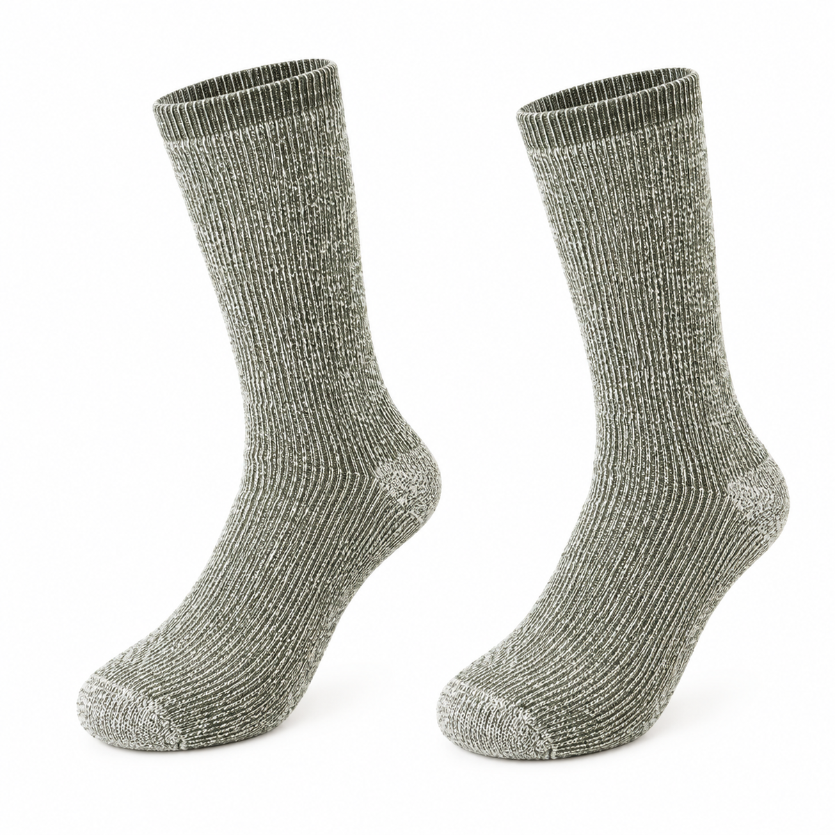 Chaussettes Randonnée Pour Bottes — Vert — Packshot Variante Secondaire