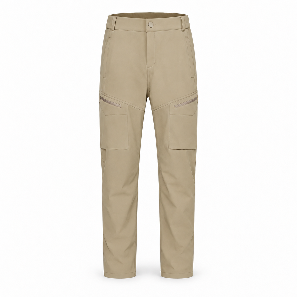 Pantalon randonnée anti moustique beige — packshot frontal