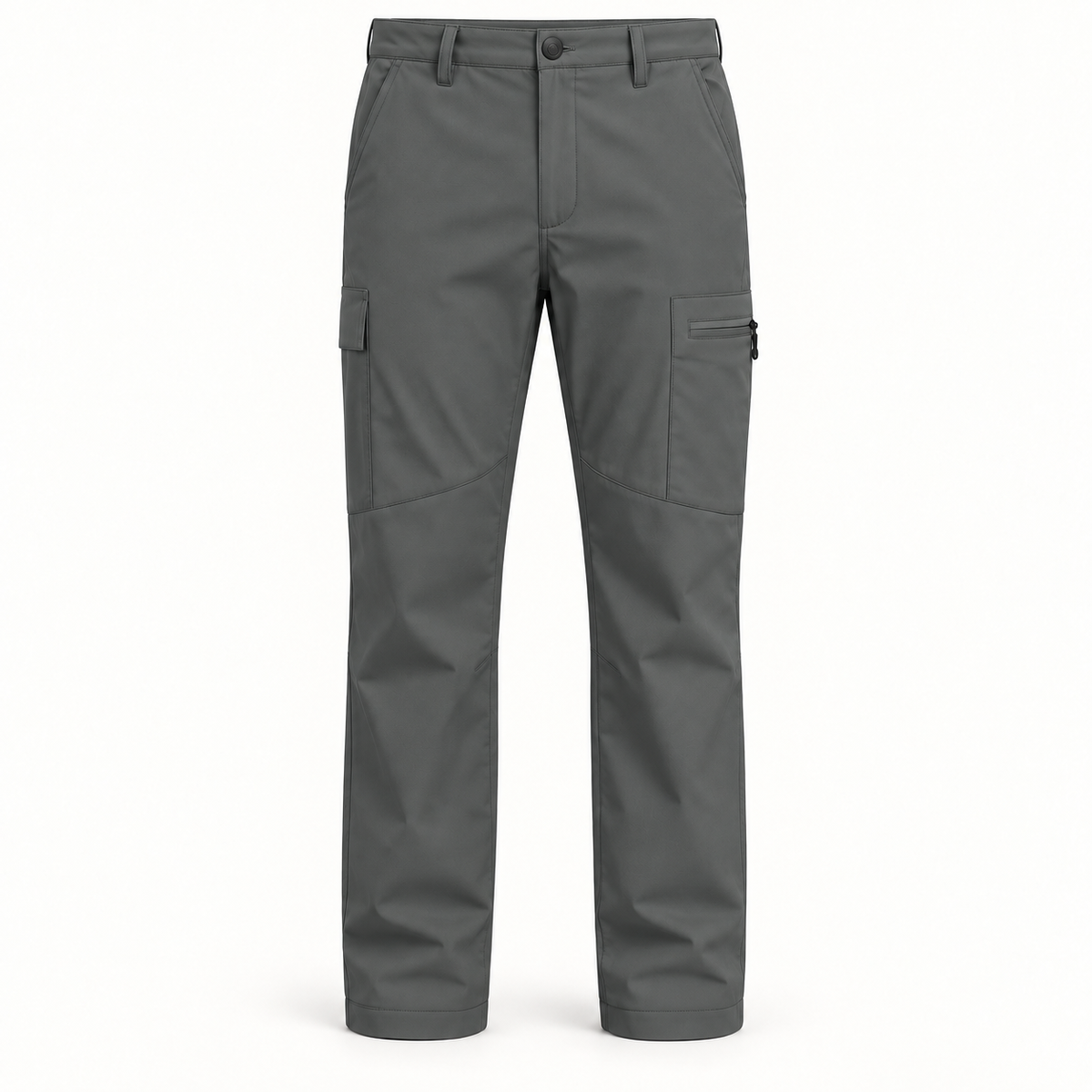 Pantalon randonnée beige modèle gris — packshot frontal