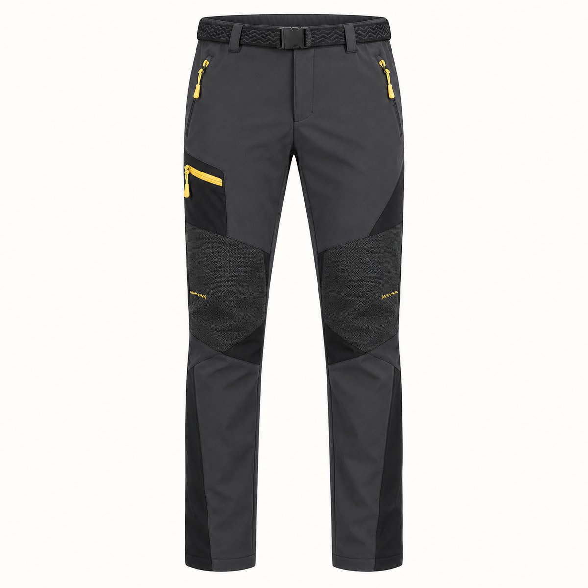 Pantalon randonnée femme gris – vue de face sur fond blanc