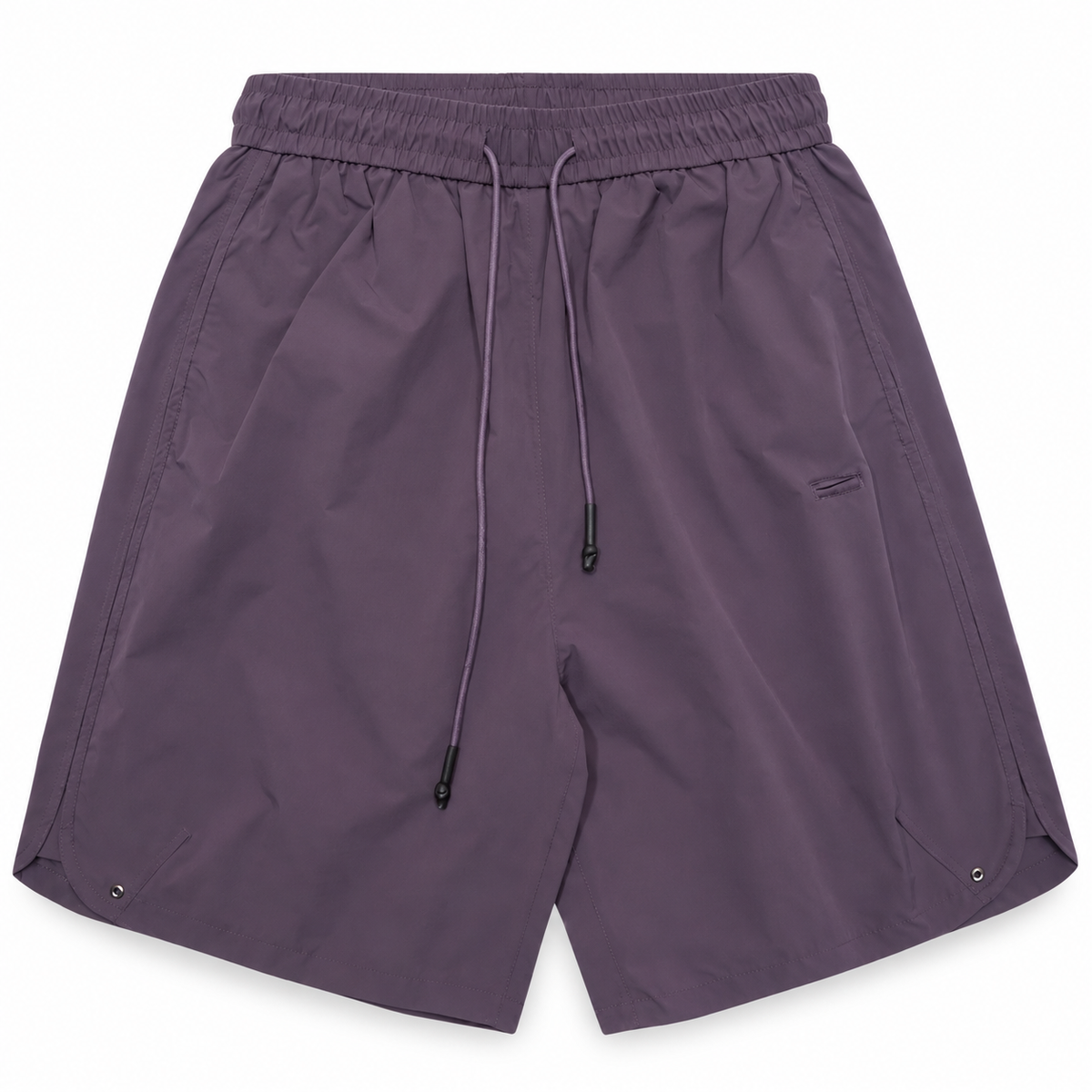 Short de randonnée homme imperméable violet – packshot face