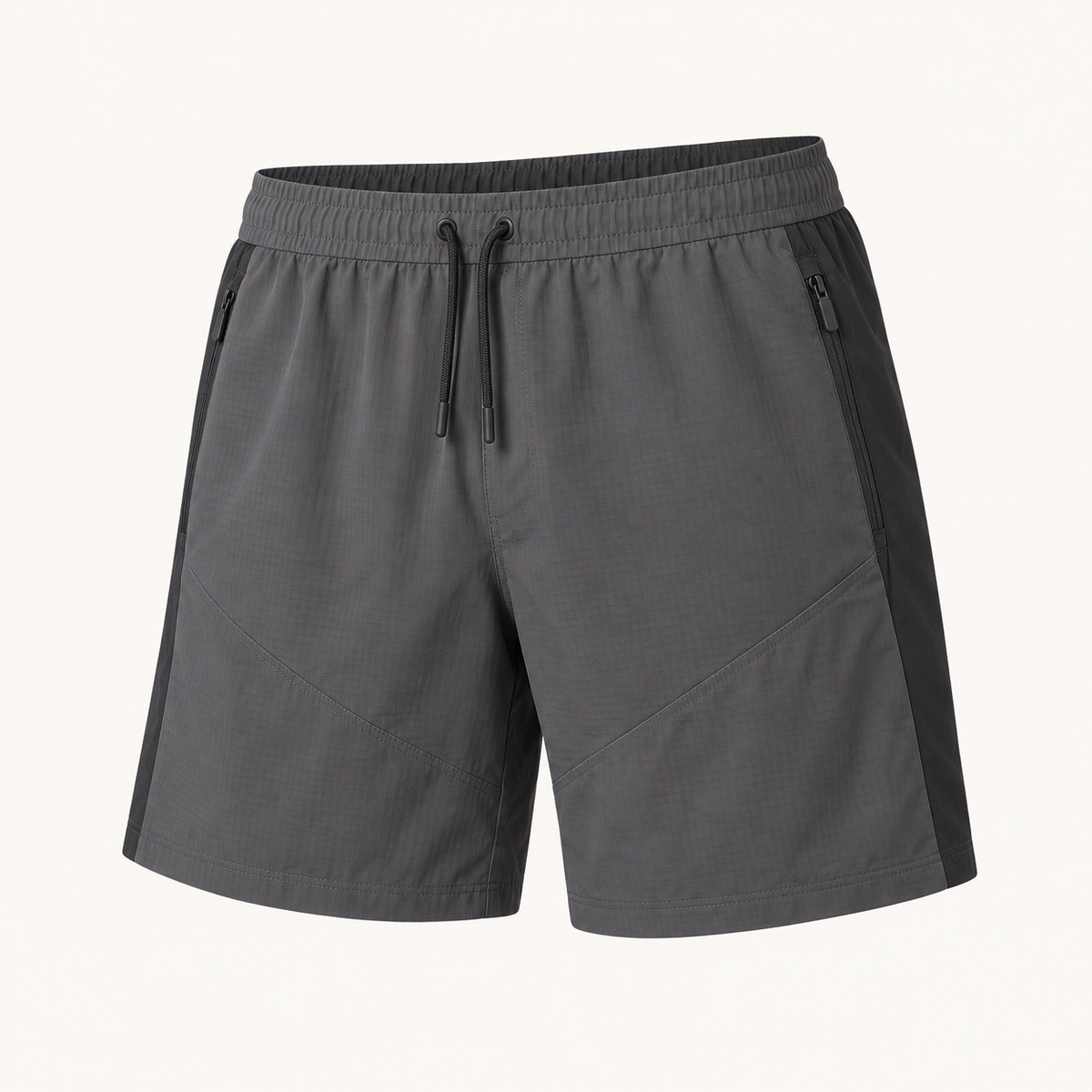 Short lyocell randonnée gris – packshot