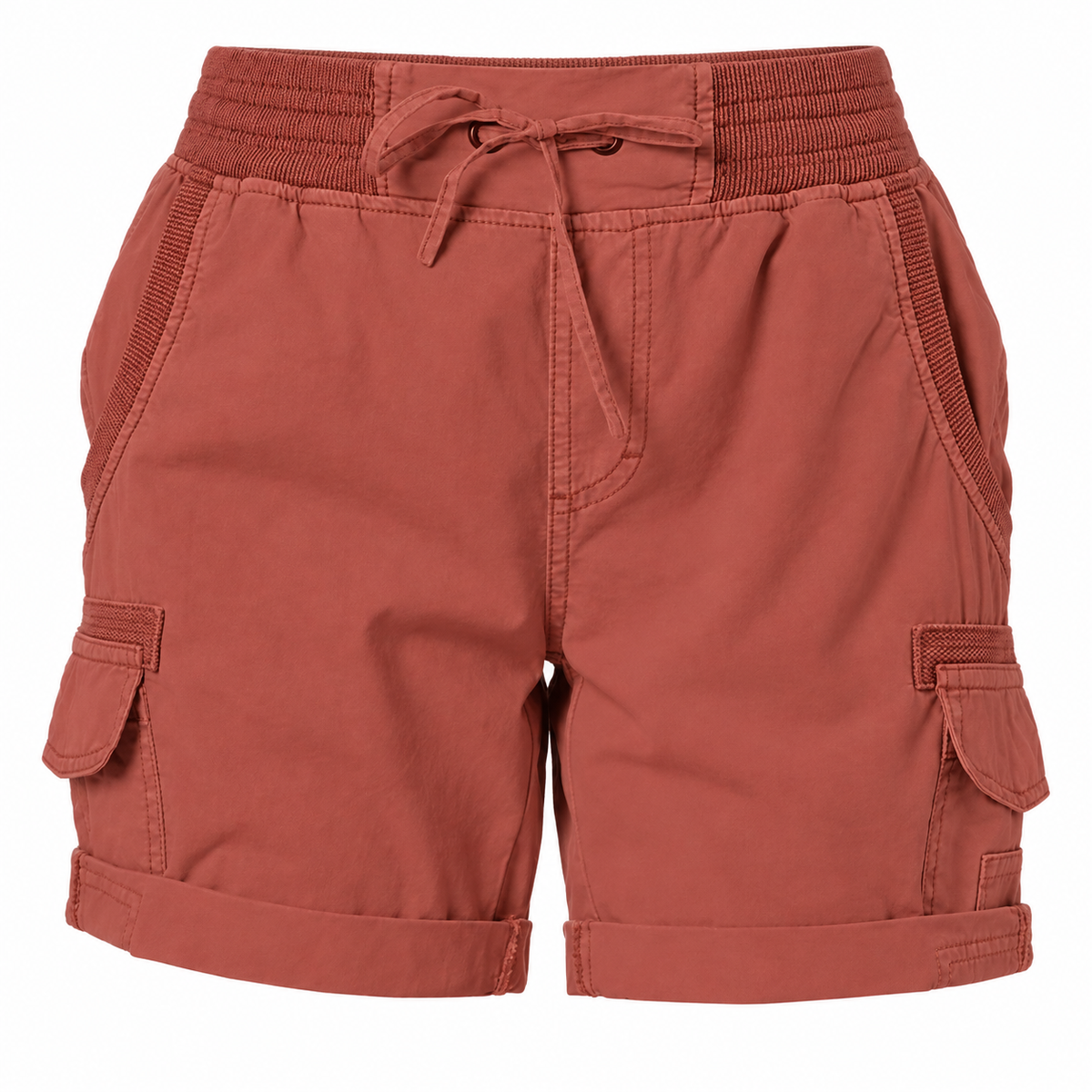 11 short randonnee femme grande taille terracotta packshot