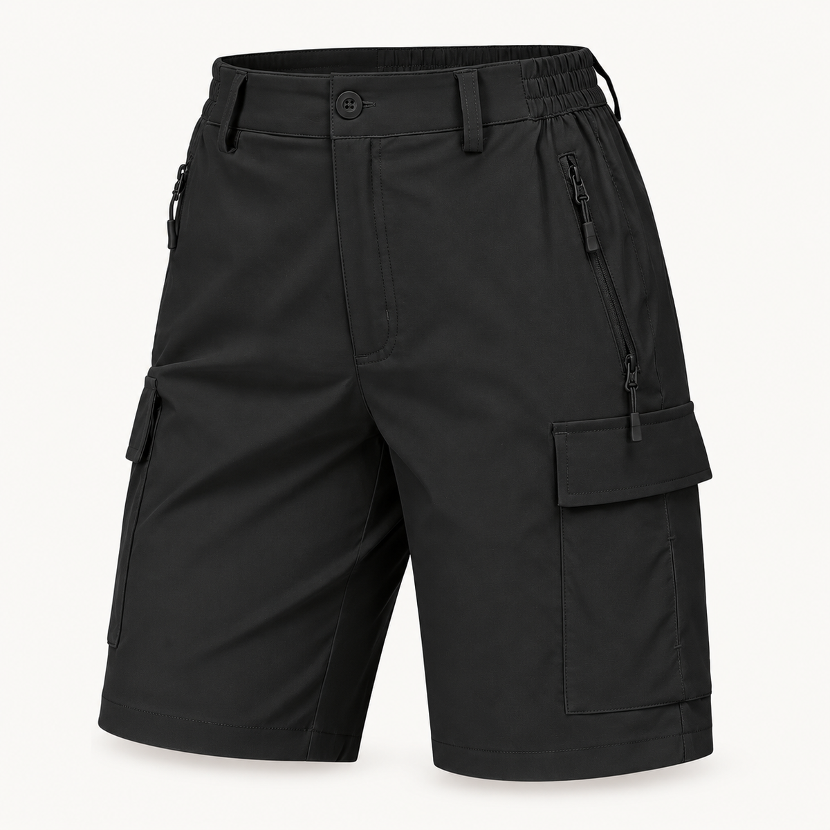 Short Twill Randonnée noir – packshot