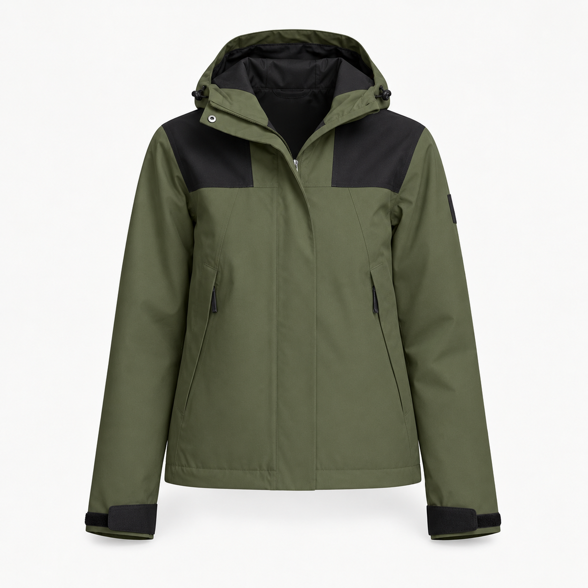 Veste de randonnée femme verte – packshot de face