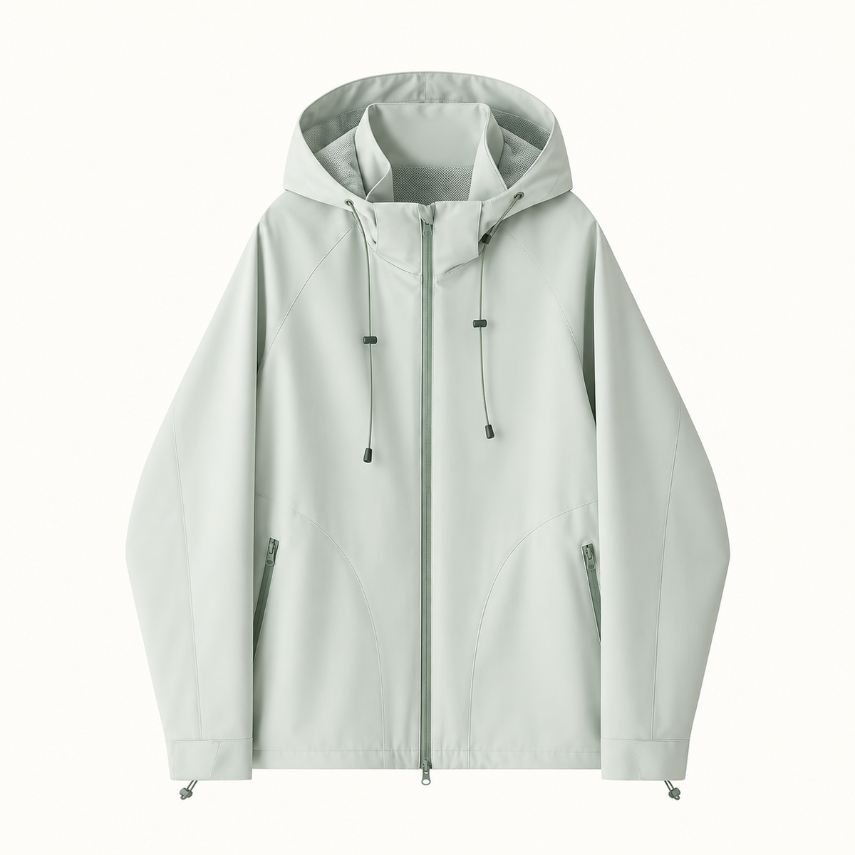 Veste mi saison randonnée femme verte – vue de face