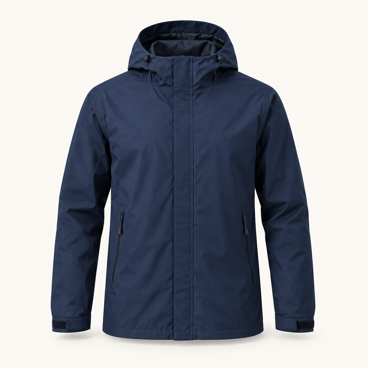 Veste randonnée homme déperlante bleue – vue de face
