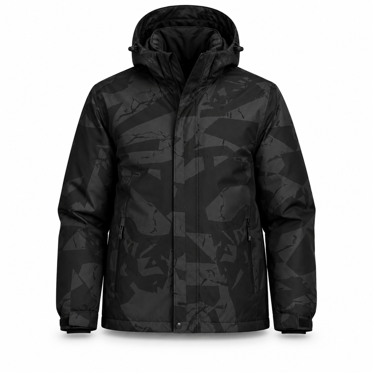 Veste randonnée neige homme noire – vue de face