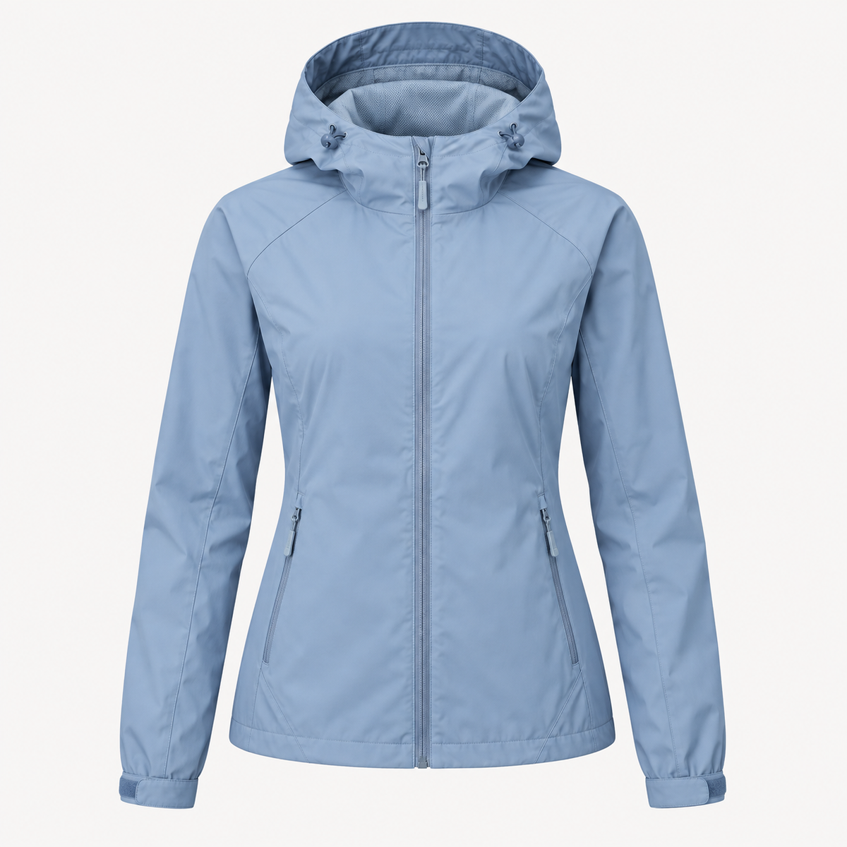 Veste randonnée respirante femme bleu clair – vue de face