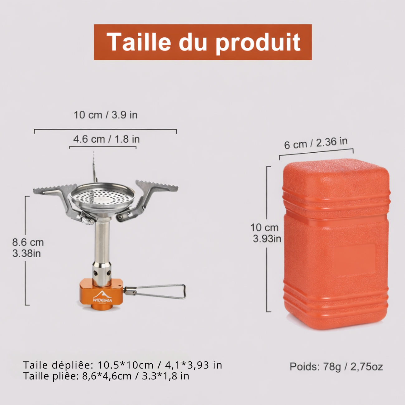Réchaud Ultra Léger