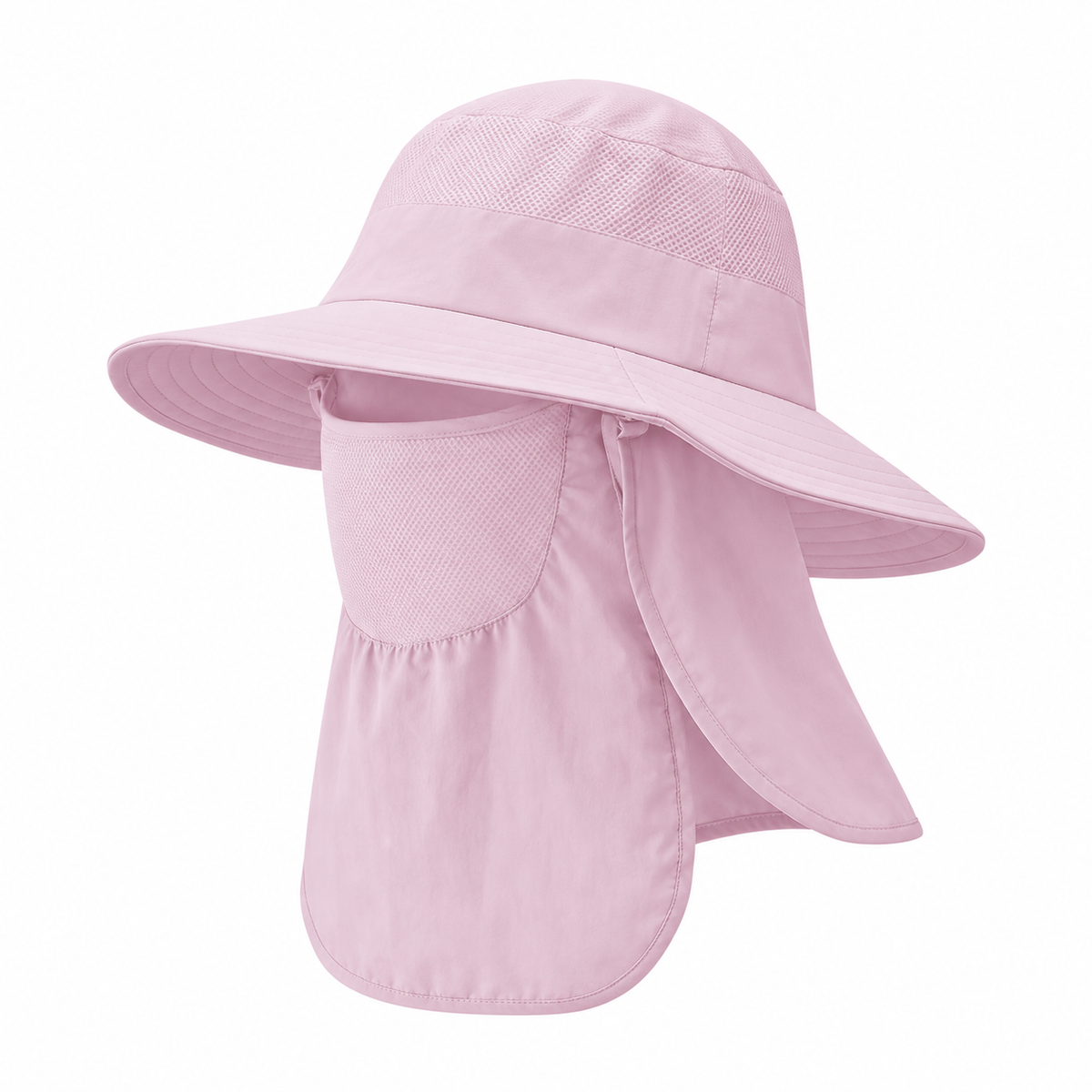Chapeau randonnée rose pâle – profil
