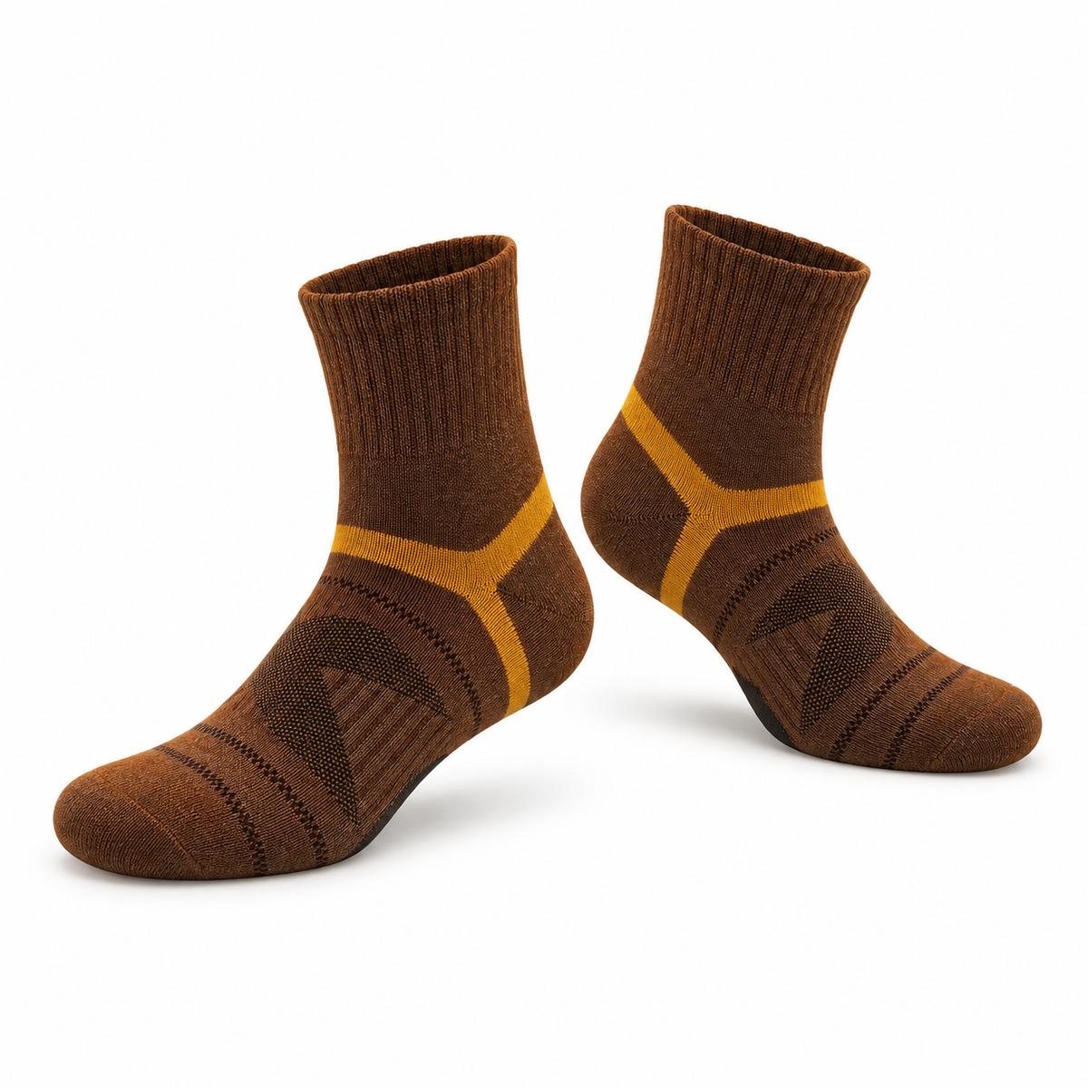 Chaussettes Randonnée Grises – Café, packshot variante secondaire
