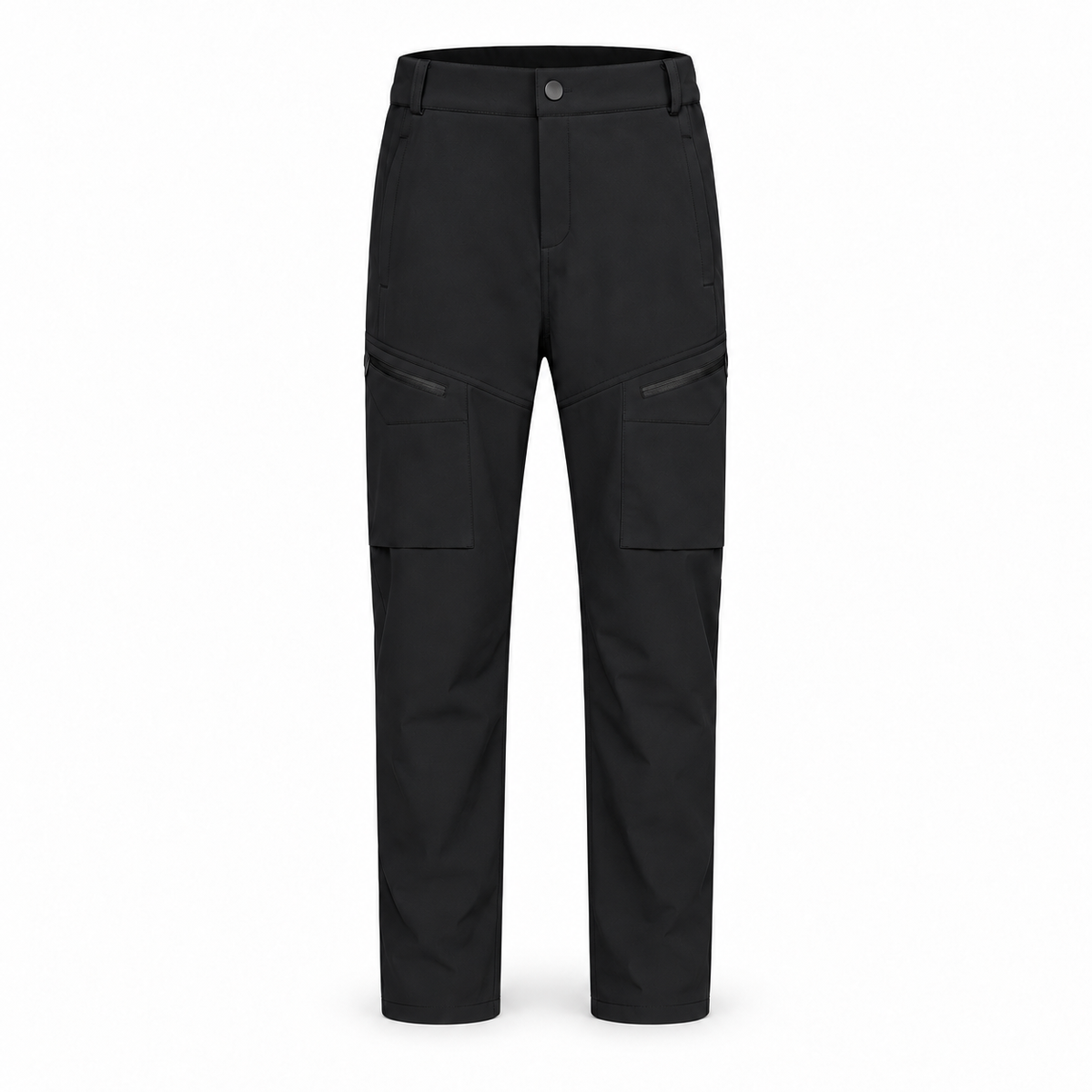 Pantalon randonnée anti moustique noir — packshot frontal