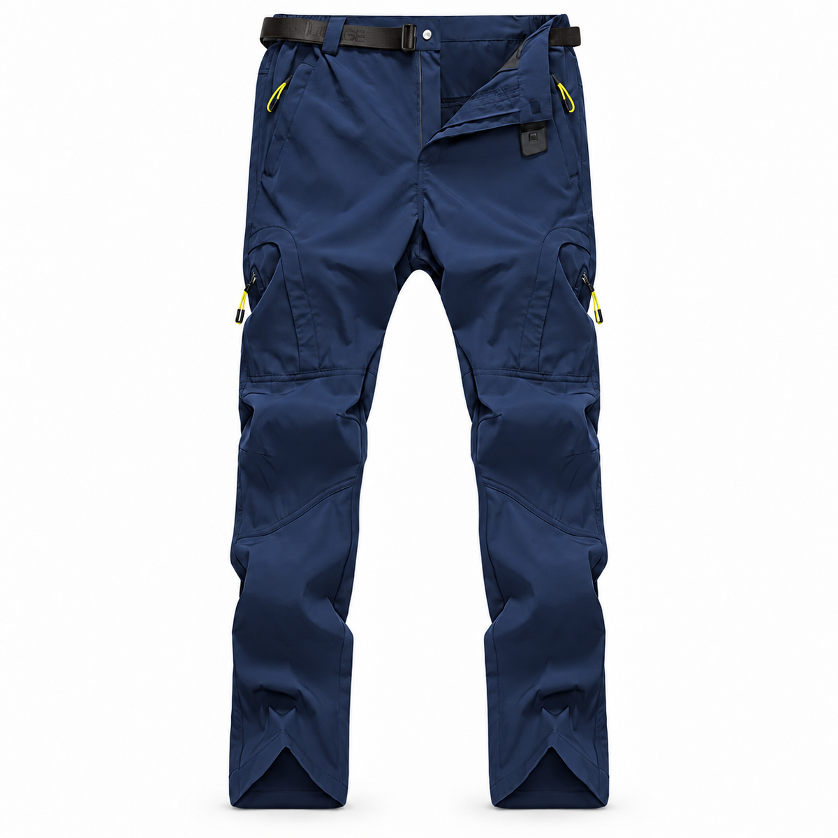 Pantalon randonnée homme large bleu — packshot frontal
