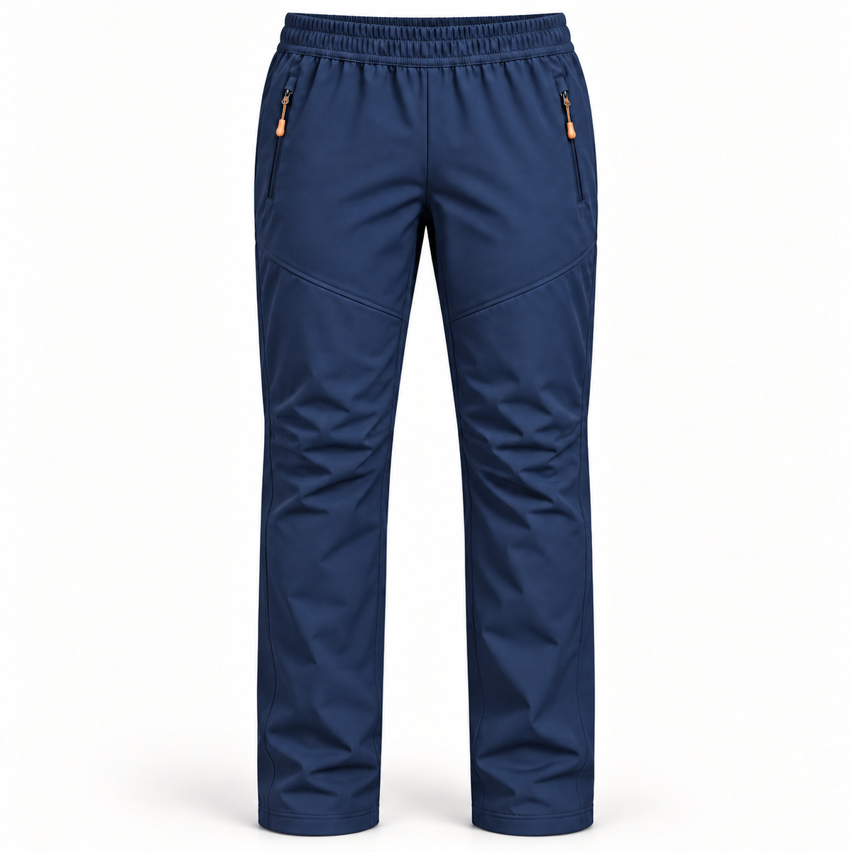 Pantalon randonnée pays chaud homme bleu – packshot face sur fond blanc