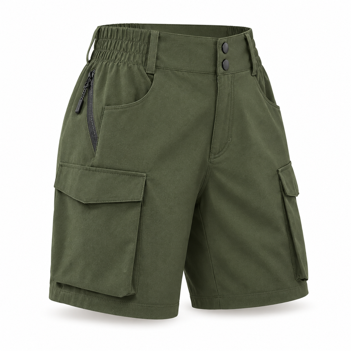 Short vert femme de randonnée – packshot
