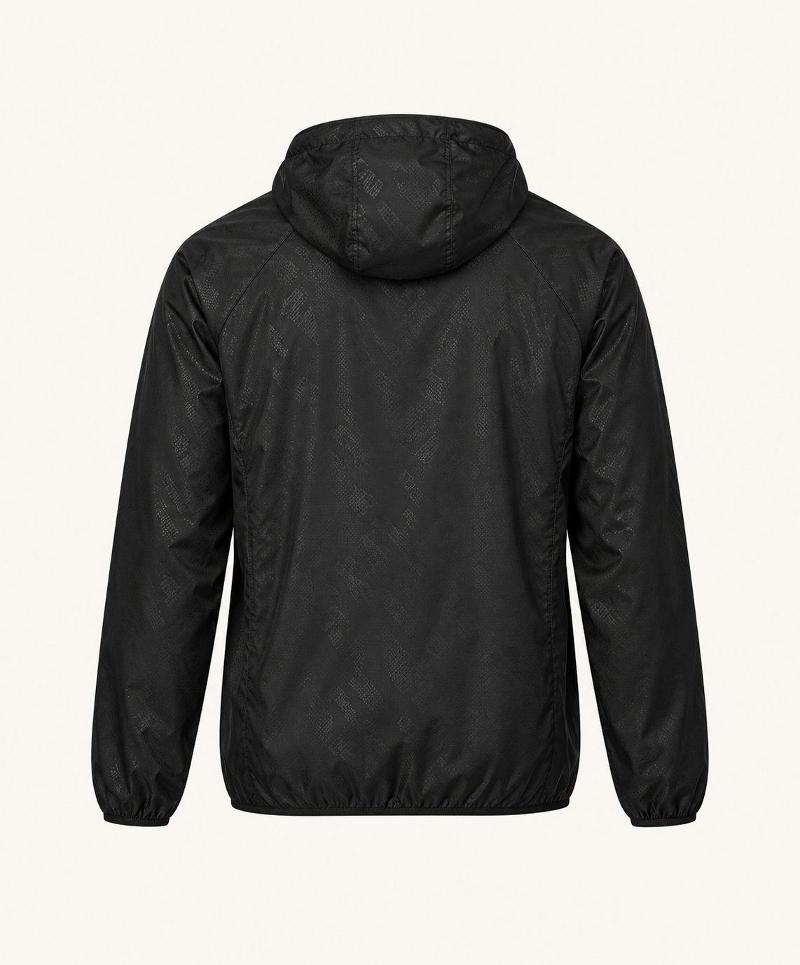 Veste randonnée noire homme – vue du dos