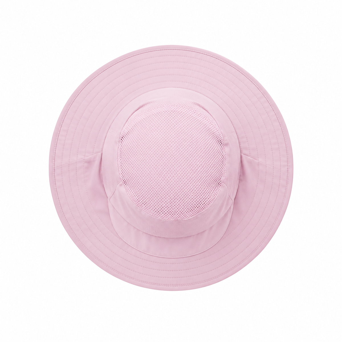 Chapeau randonnée rose pâle – dessus