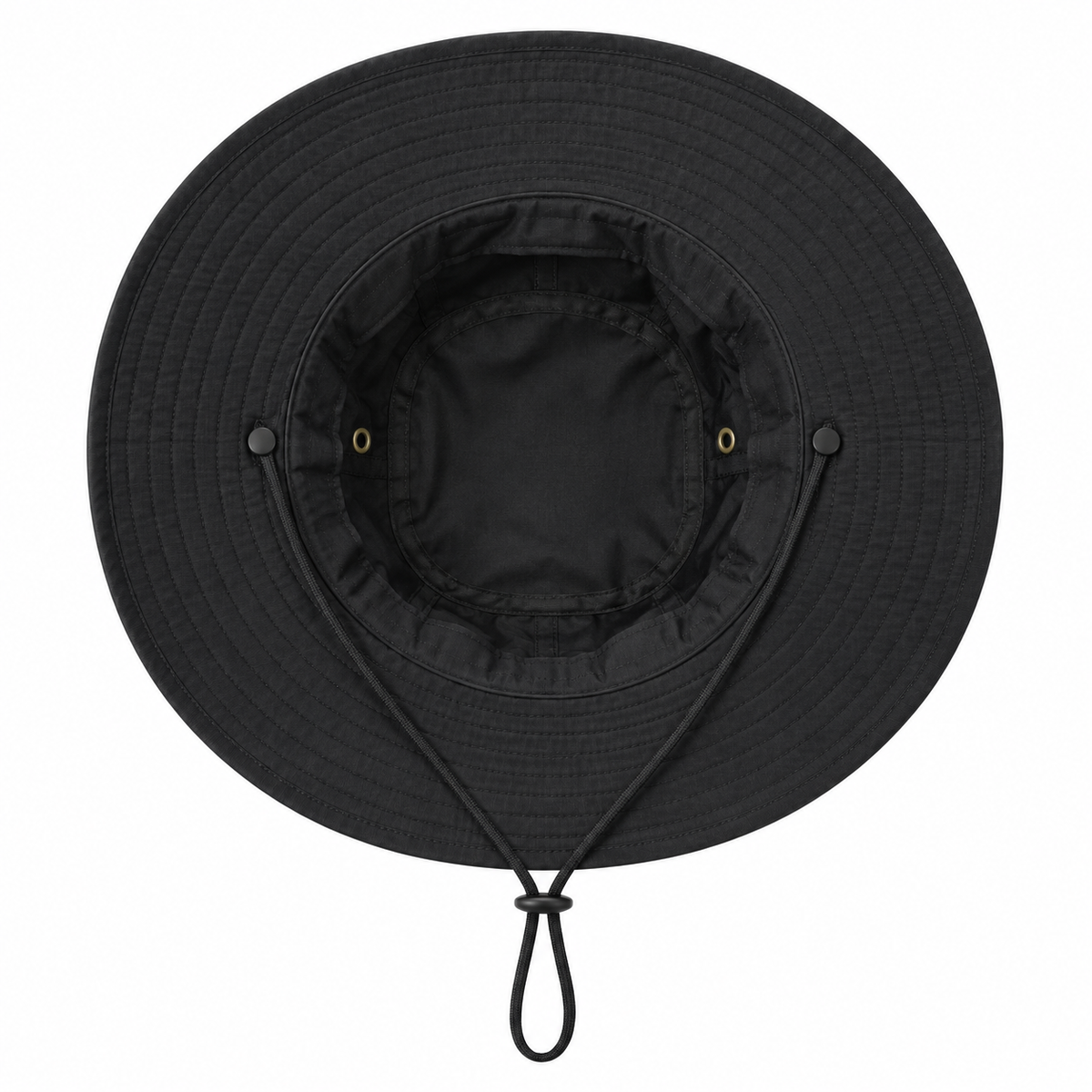 Chapeau tissu homme noir – intérieur