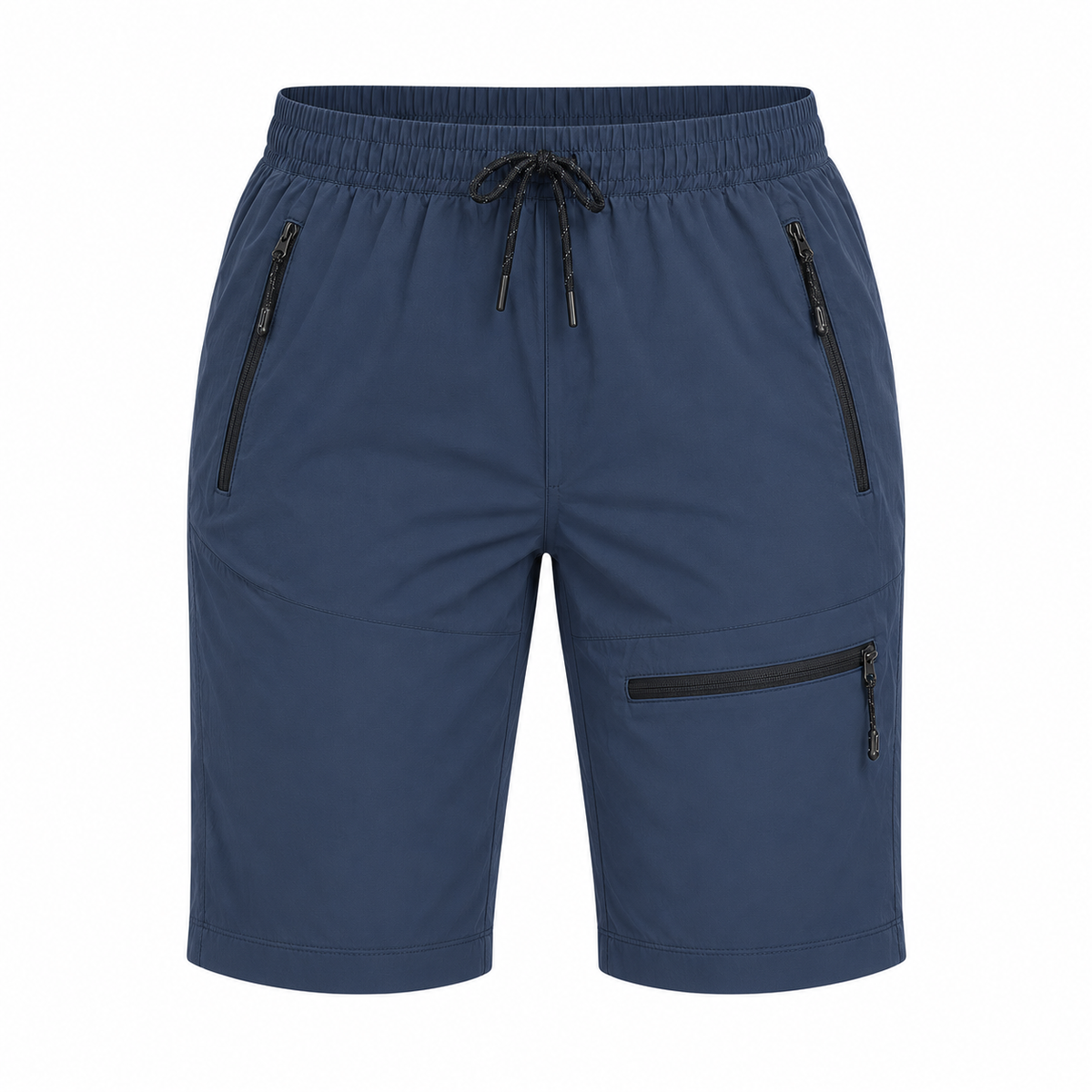 Mini short de randonnée bleu marine – packshot