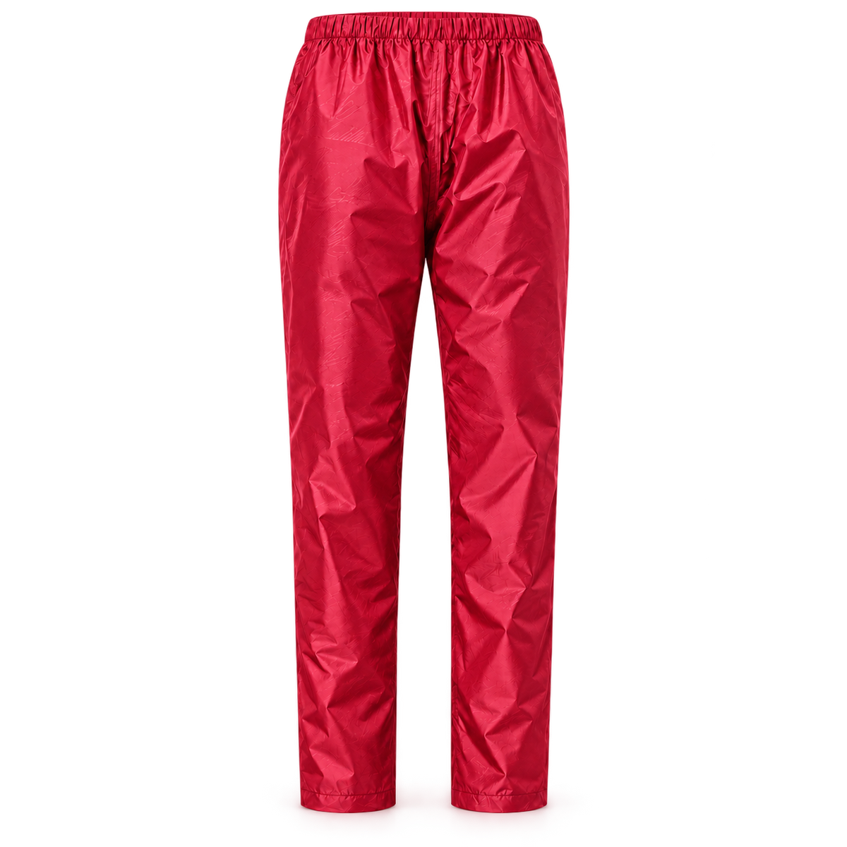 Pantalon randonnée slim rouge – packshot face sur fond blanc