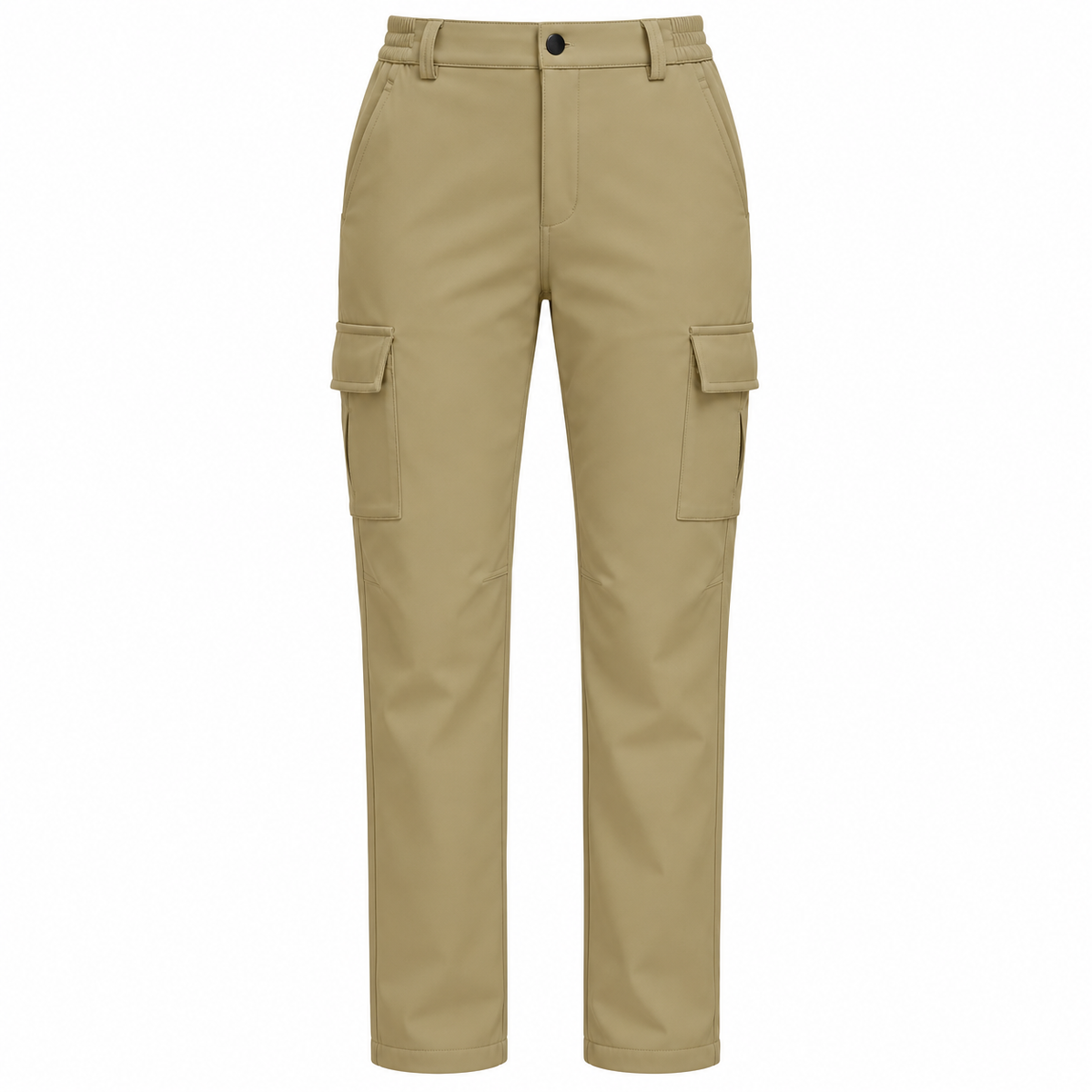 Pantalon randonnée softshell femme beige – vue de face