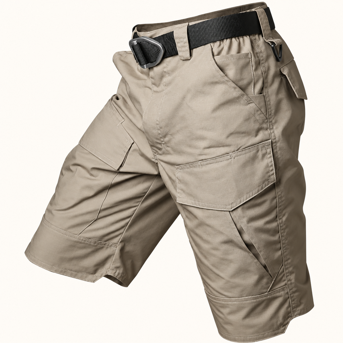 Short technique randonnée khaki – packshot