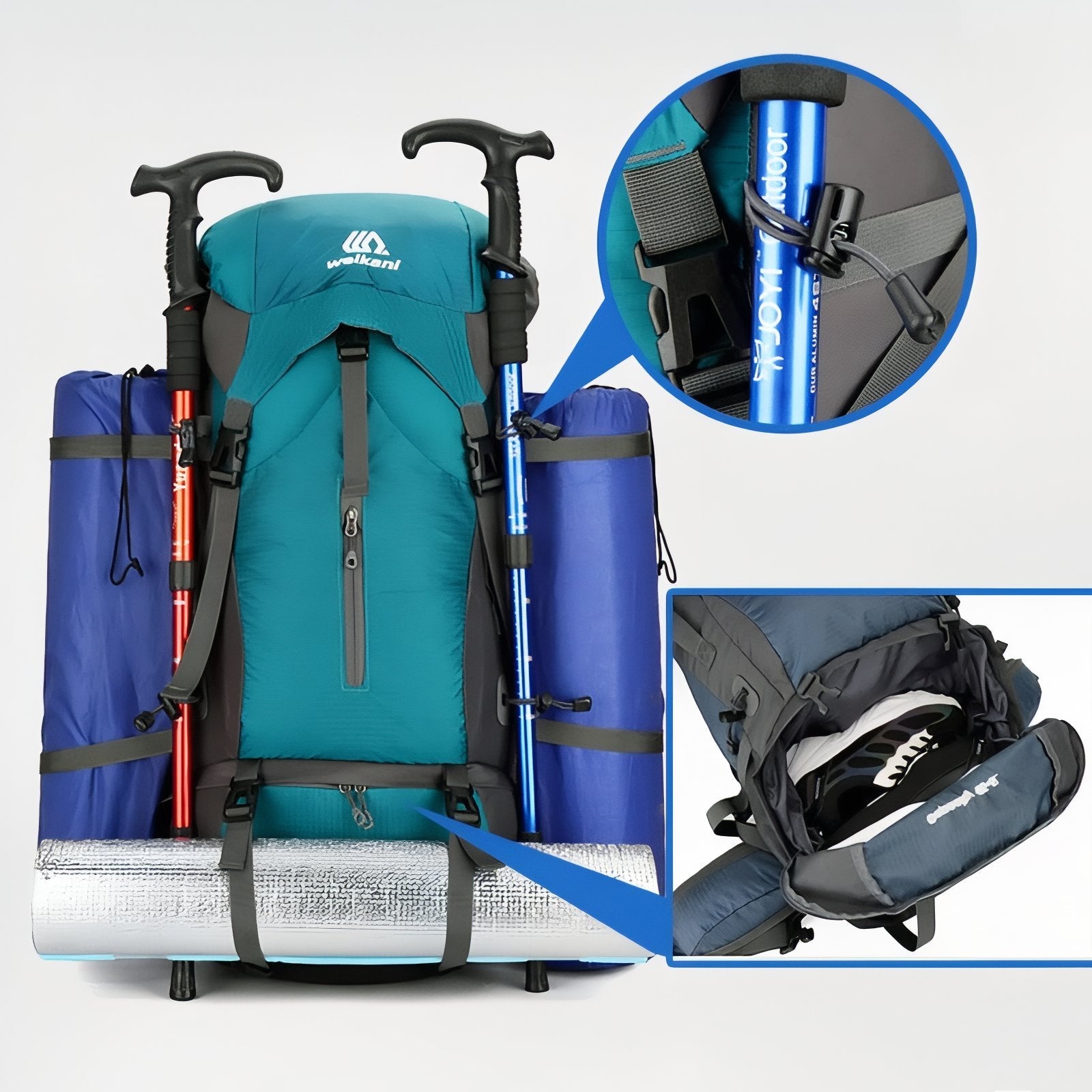 Sac de Randonnée Bleu