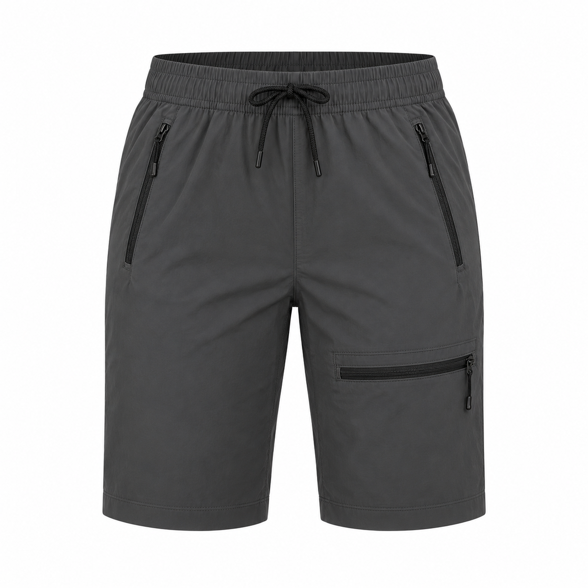 Mini short de randonnée gris foncé – packshot