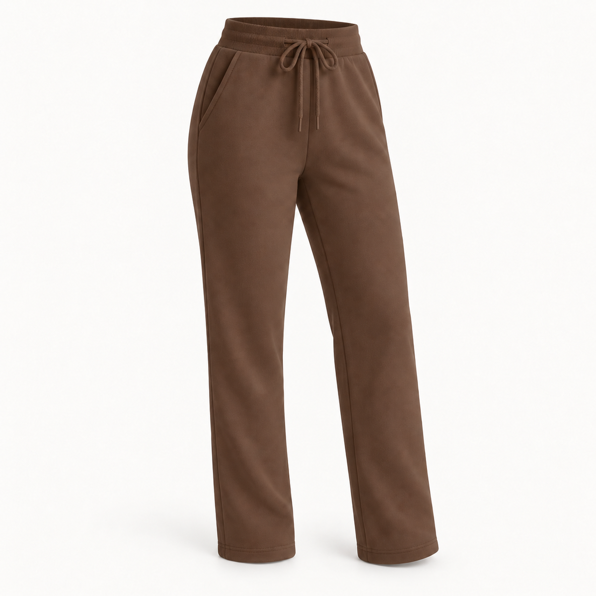 Pantalon randonnée velours femme marron – packshot