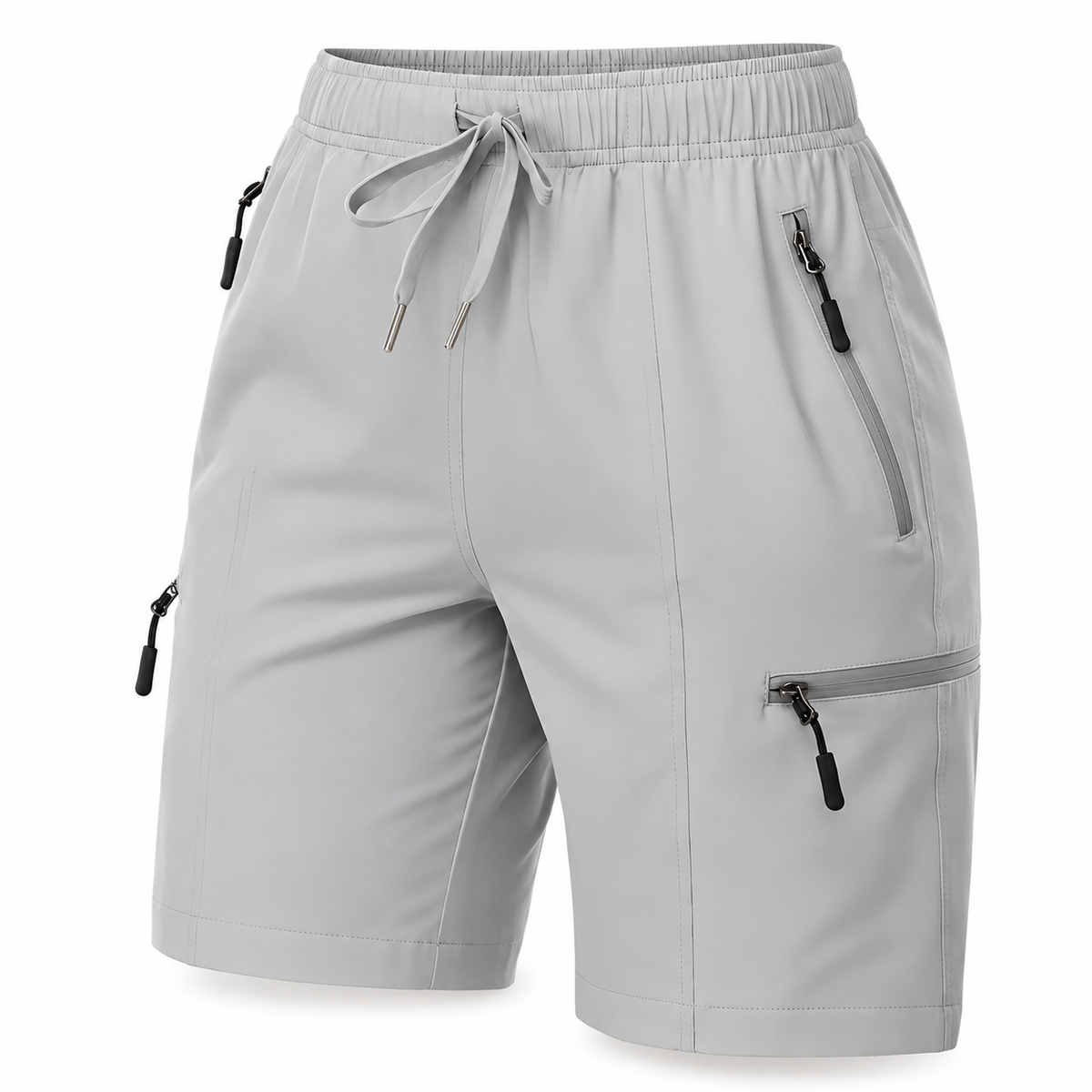 Short femme de randonnée gris clair – packshot