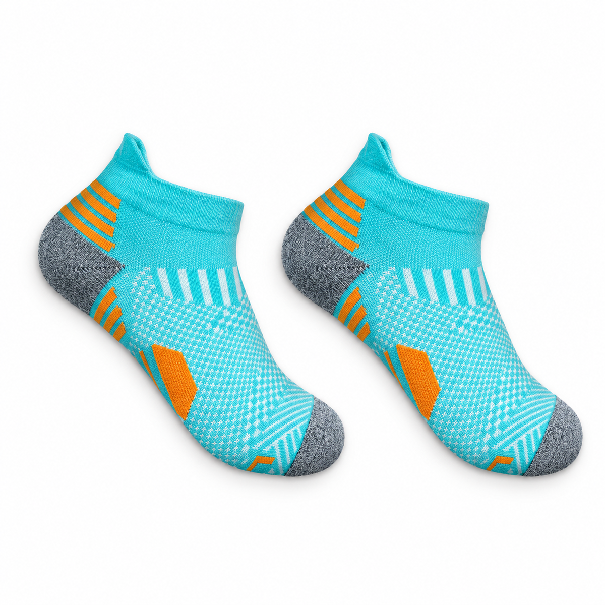 Chaussettes Randonnée Séchage Rapide — Turquoise — Conversion Dessus