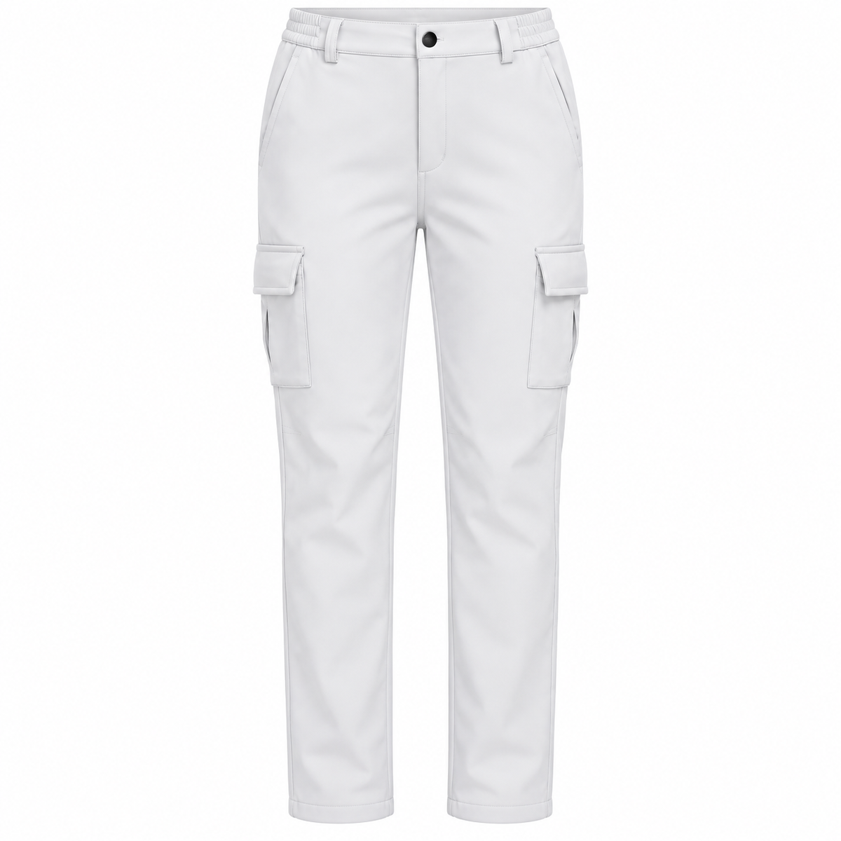 Pantalon randonnée softshell femme blanc – vue de face