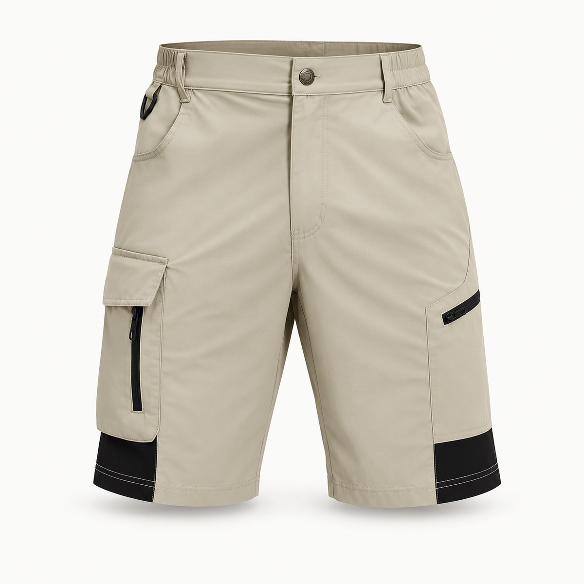 Short randonnée stretch kaki clair – packshot