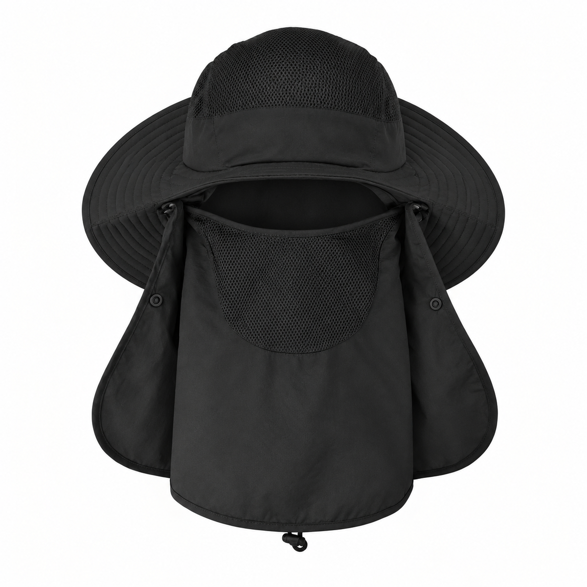 Chapeau randonnée noir – dessus
