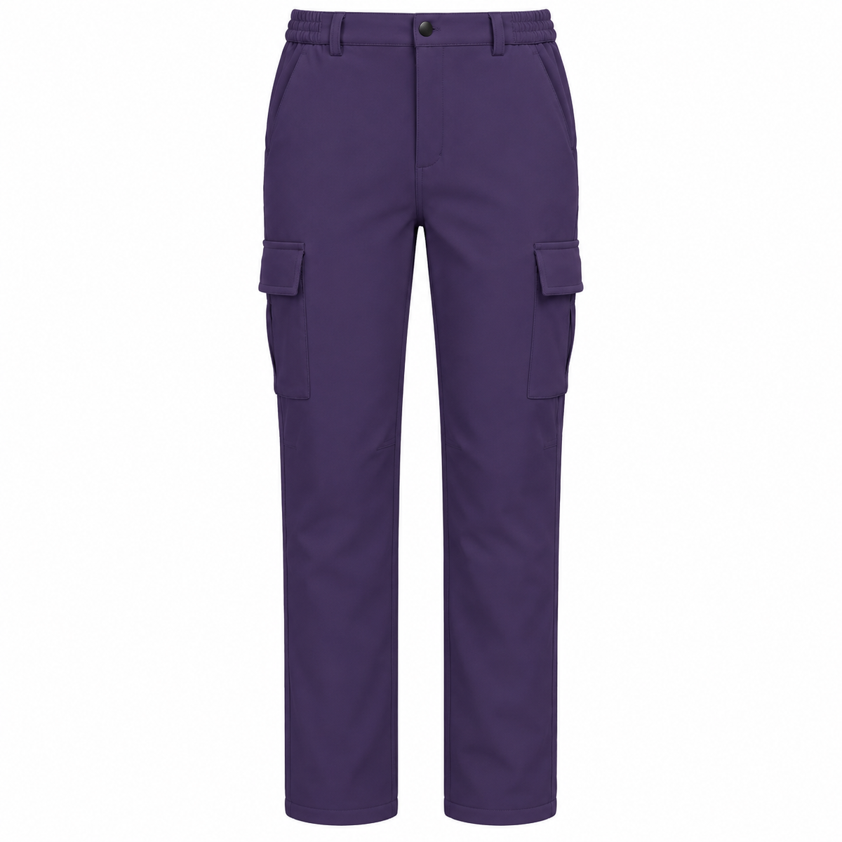 Pantalon randonnée softshell femme violet – vue de face