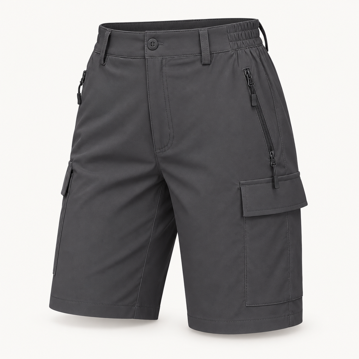 Short Twill Randonnée gris foncé – packshot