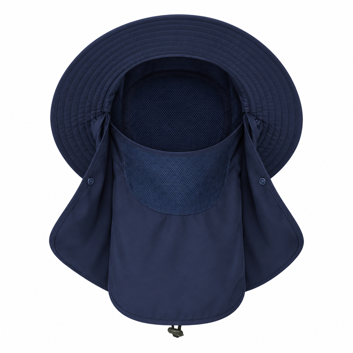 Chapeau randonnée bleu marine – intérieur
