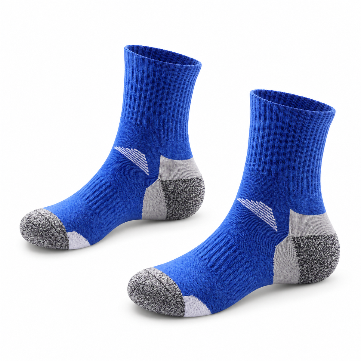 Chaussettes Randonnée Grises – Bleu 1, packshot variante secondaire