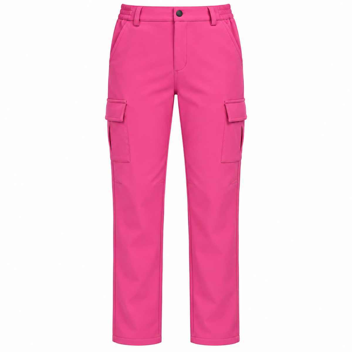 Pantalon randonnée softshell femme rose – vue de face