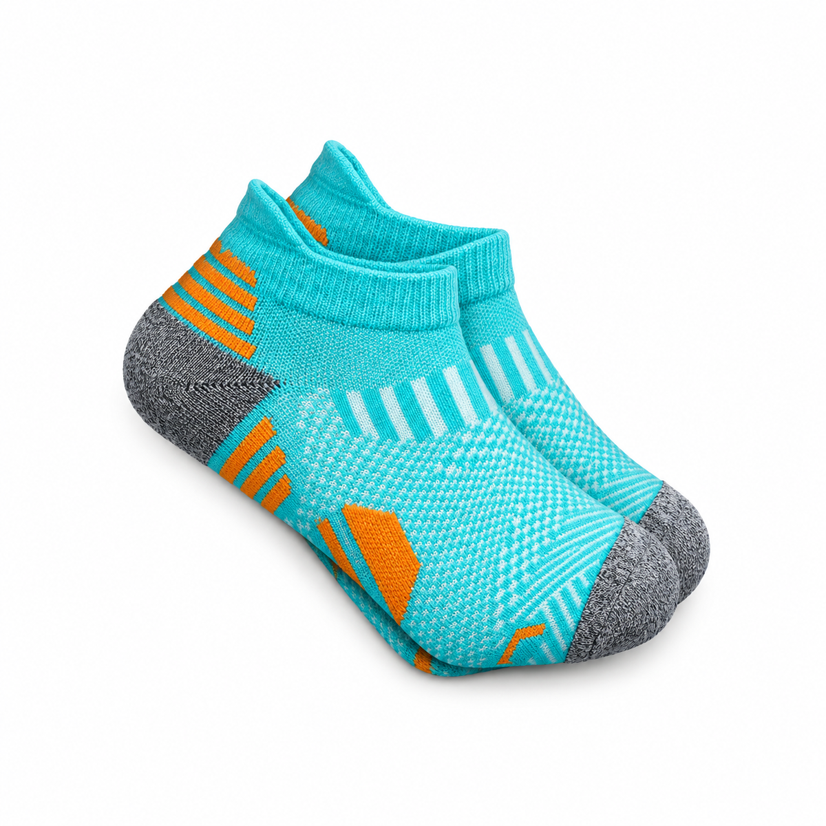 Chaussettes Randonnée Séchage Rapide — Turquoise — Conversion Pliees