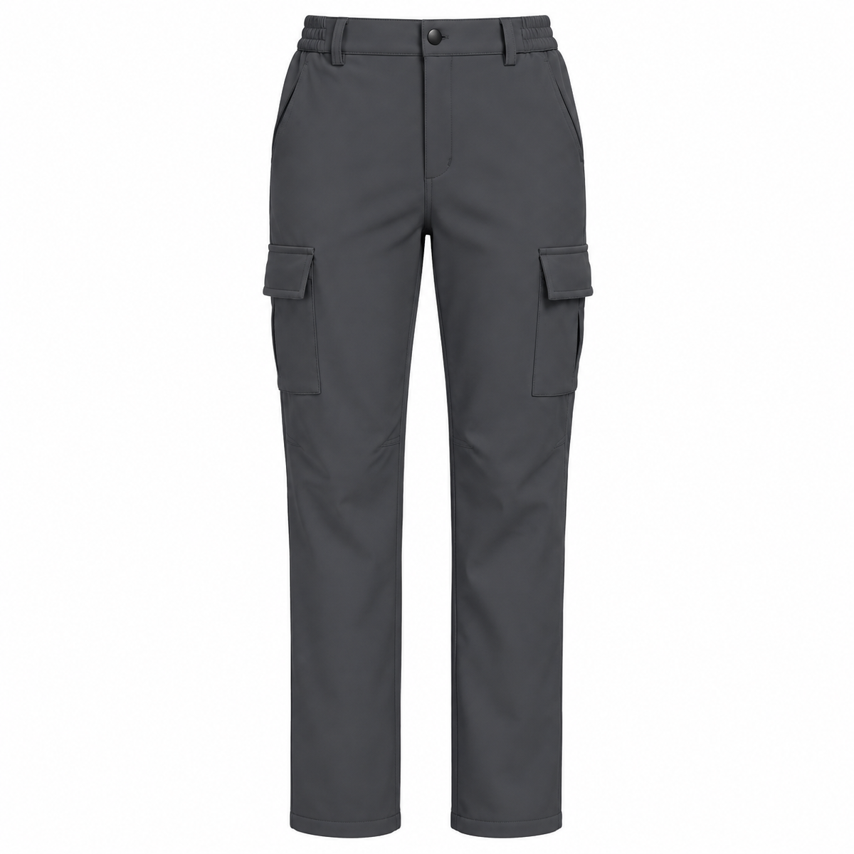Pantalon randonnée softshell femme gris foncé – vue de face